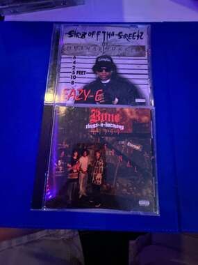 Eazy-E 'Str8 Off Tha Streetz Of Muthaphukkin Compton' and Bone Thugs-N-Harmony '